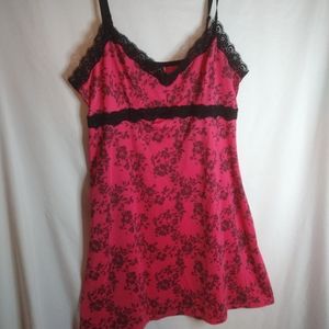 Nightgown full slip lace sexy sleepwear